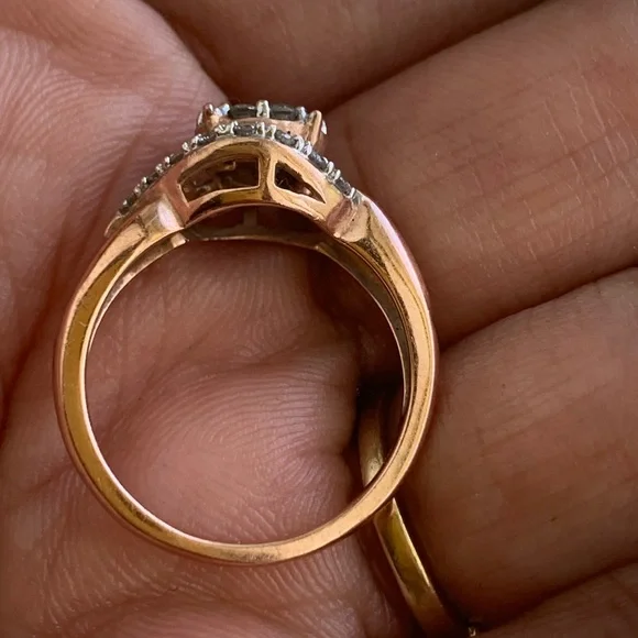 10kt Rose Gold 0.50 Carat Diamond Ring - Picture 7 of 7